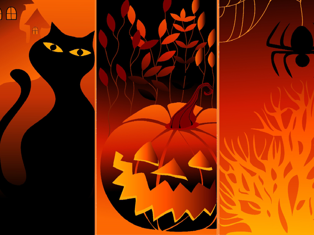 Happy Halloween wallpaper 1024x768