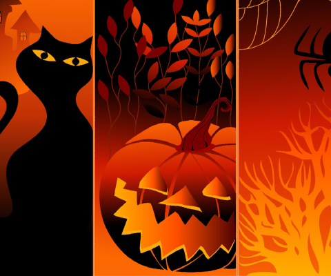 Happy Halloween wallpaper 480x400