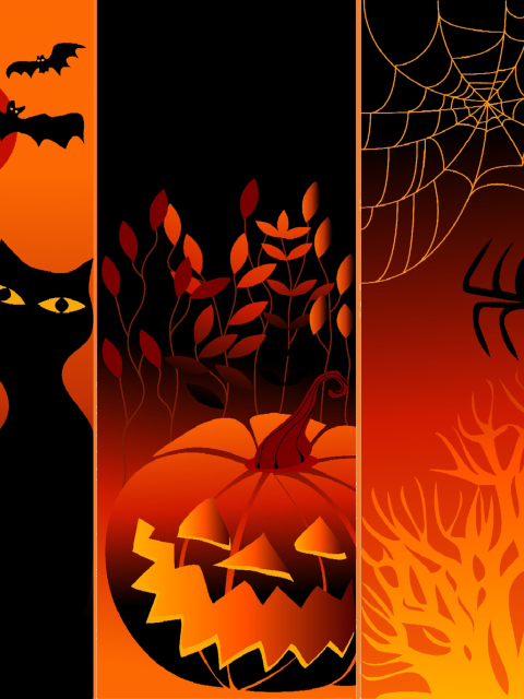 Das Happy Halloween Wallpaper 480x640