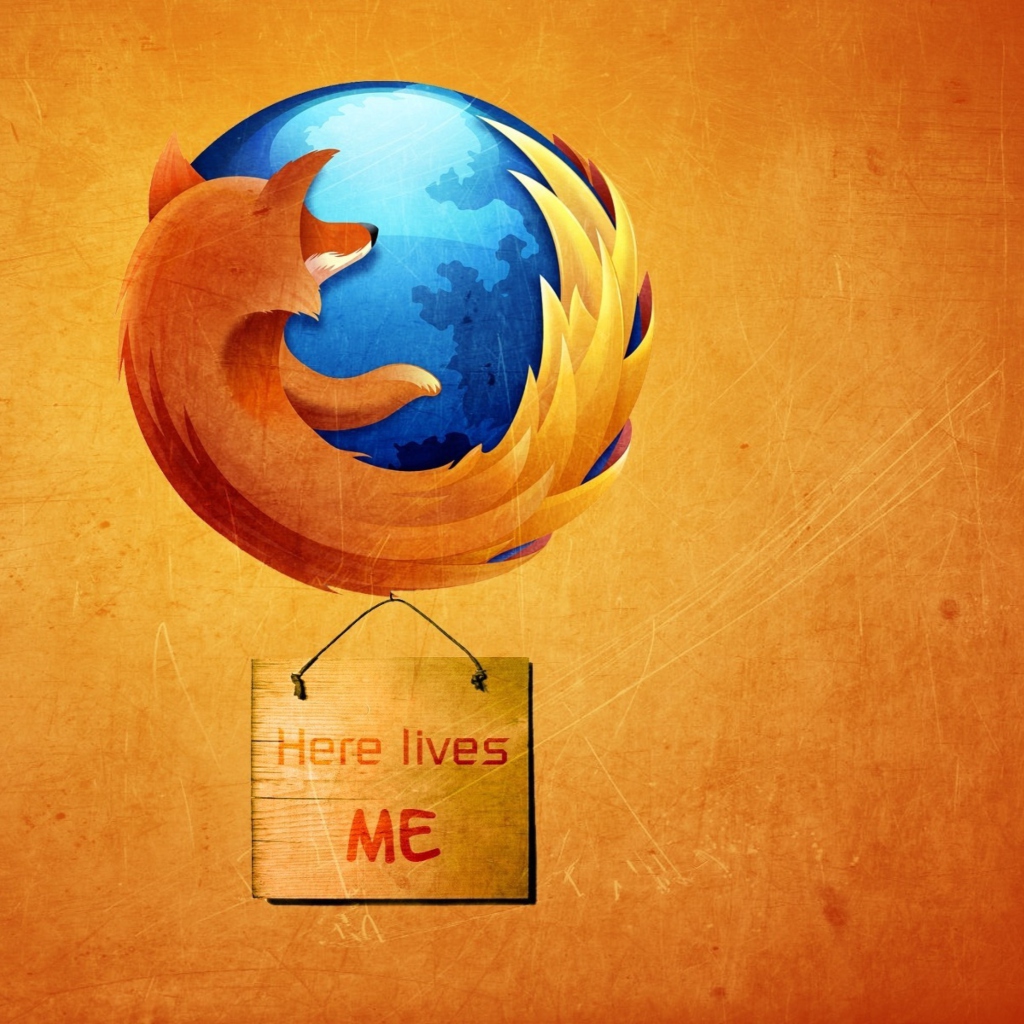 Das Firefox - Best Web Browser Wallpaper 1024x1024