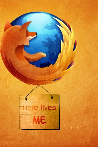 Das Firefox - Best Web Browser Wallpaper 320x480