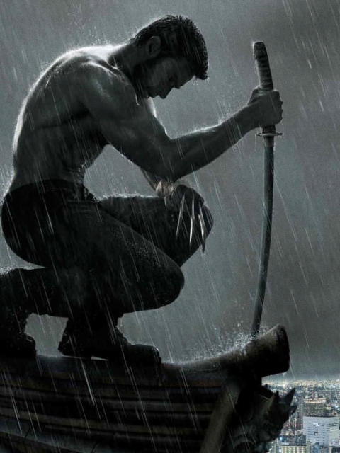 Sfondi The Wolverine Movie 480x640