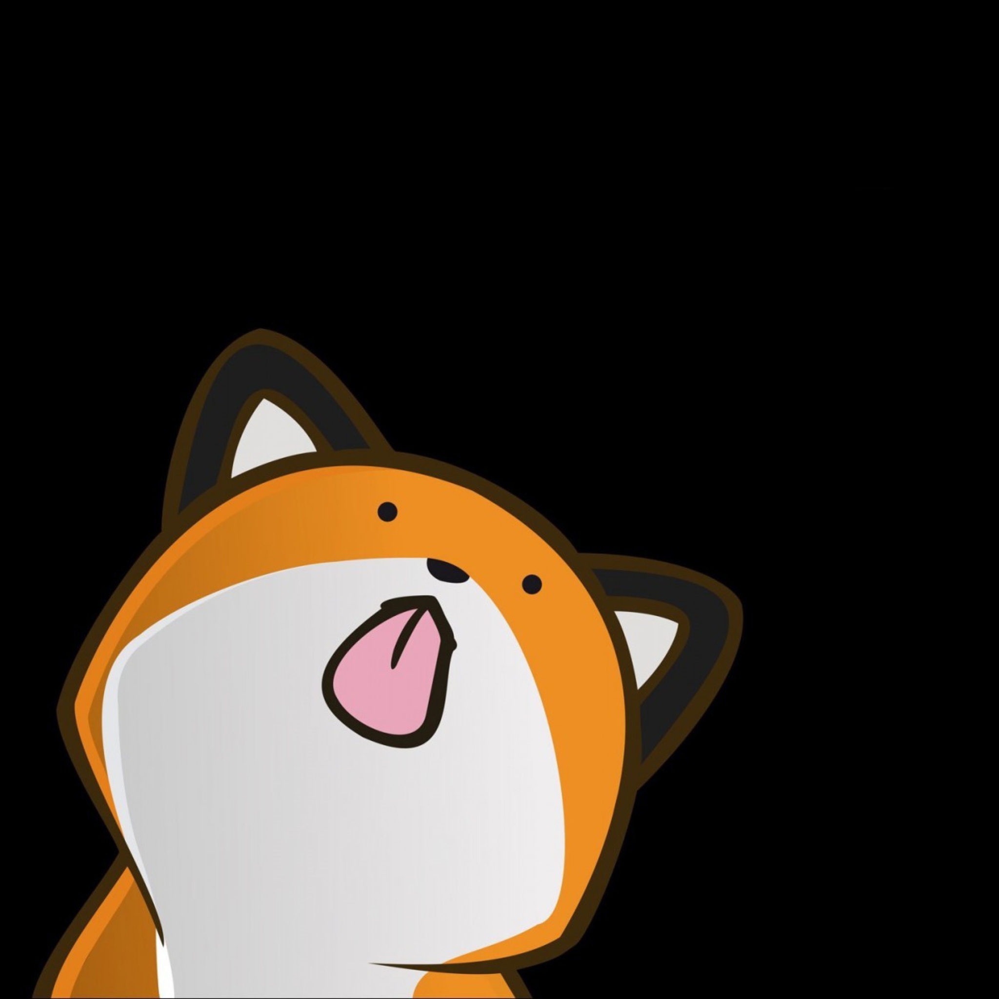 Das Funny Fox Wallpaper 2048x2048