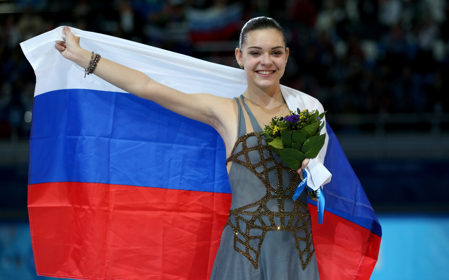 Sfondi Adelina Sotnikova Figure Skating Champion 1440x900