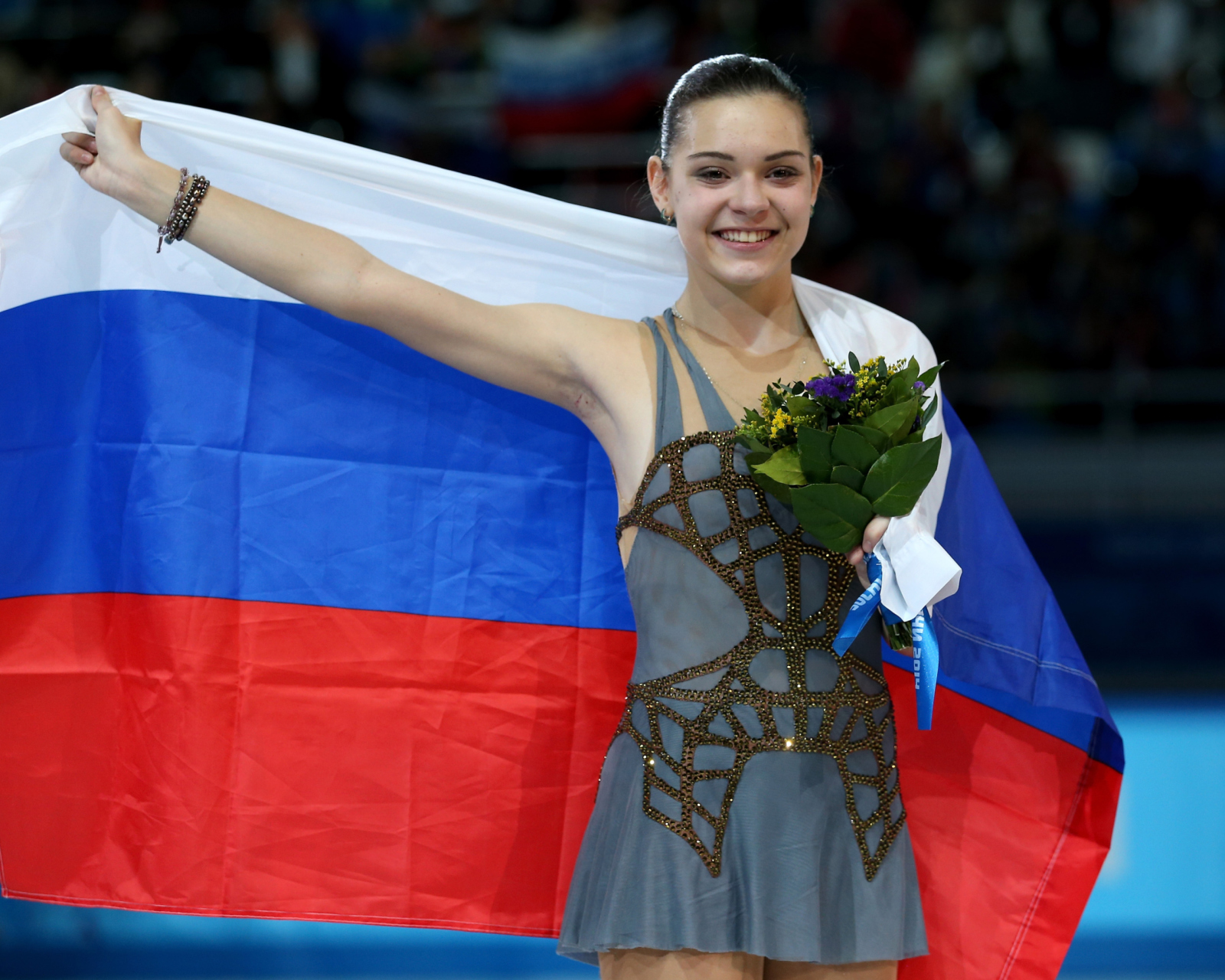 Fondo de pantalla Adelina Sotnikova Figure Skating Champion 1600x1280
