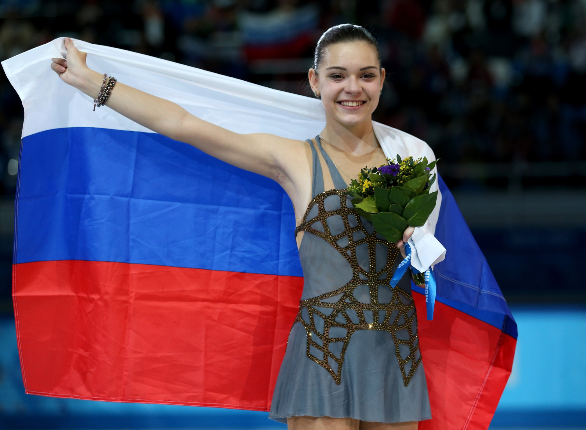 Fondo de pantalla Adelina Sotnikova Figure Skating Champion 1920x1408