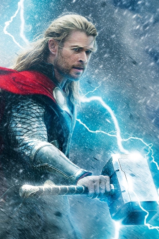 Das Thor - The Dark World Wallpaper 320x480
