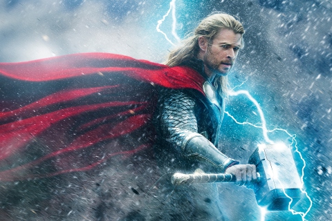 Das Thor - The Dark World Wallpaper 480x320