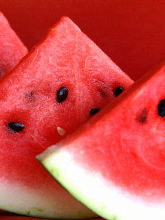 Das Slices Of Watermelon Wallpaper 240x320