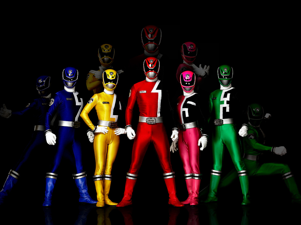 Power Rangers wallpaper 1024x768