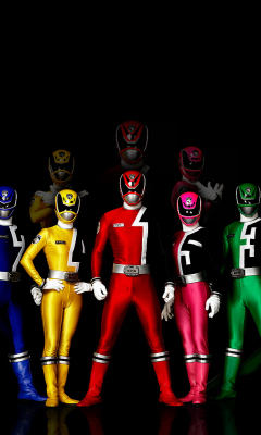 Das Power Rangers Wallpaper 240x400