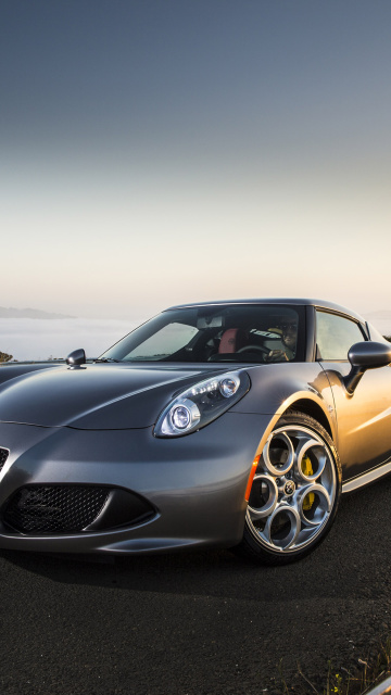 Alfa Romeo 4C wallpaper 360x640