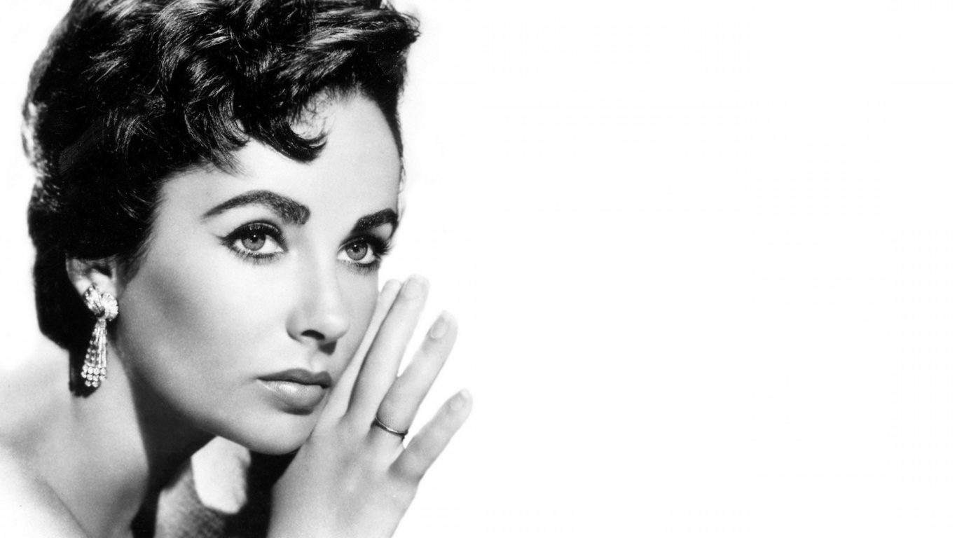 Screenshot №1 pro téma Elizabeth Taylor 1366x768