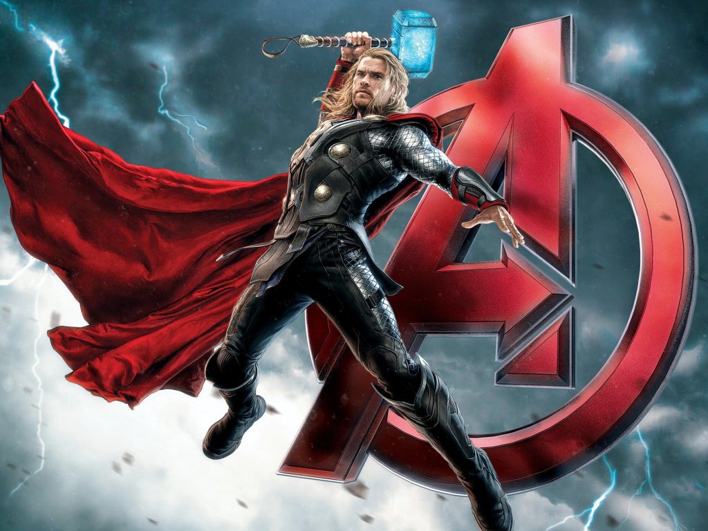 Thor Avengers wallpaper 1024x768