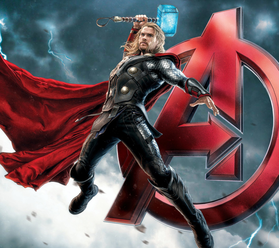 Обои Thor Avengers 1080x960
