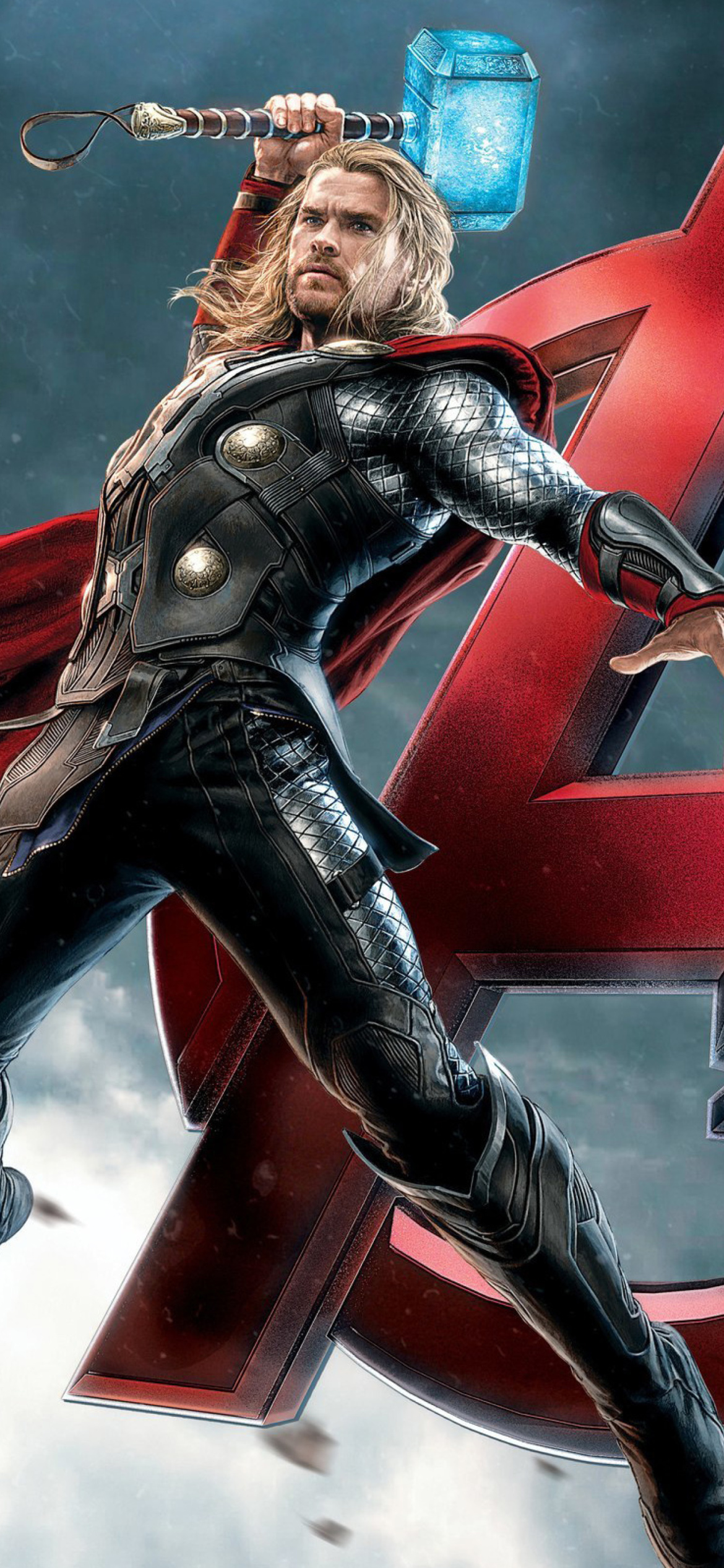 Das Thor Avengers Wallpaper 1170x2532