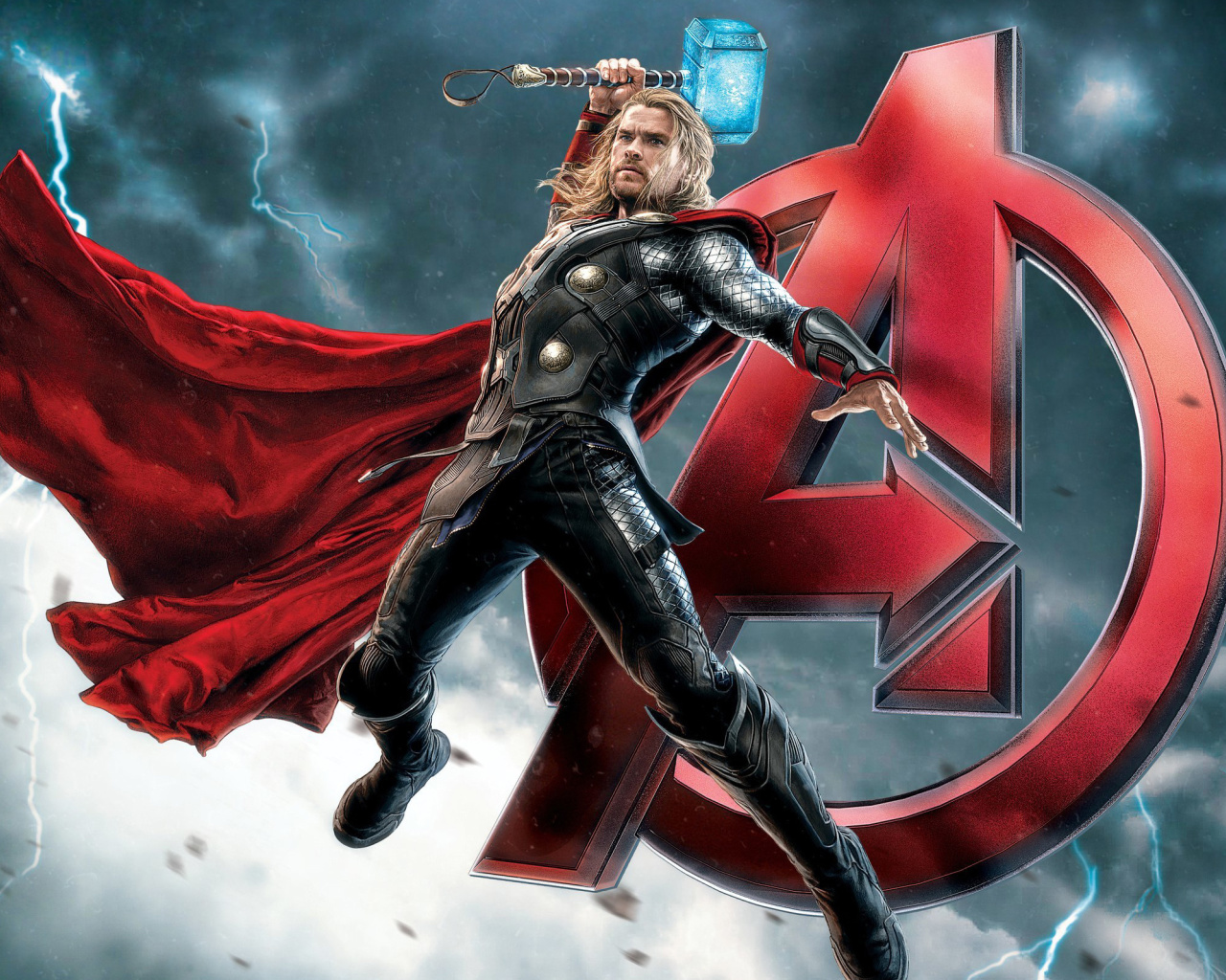 Thor Avengers wallpaper 1280x1024