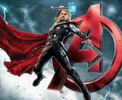 Обои Thor Avengers 176x144