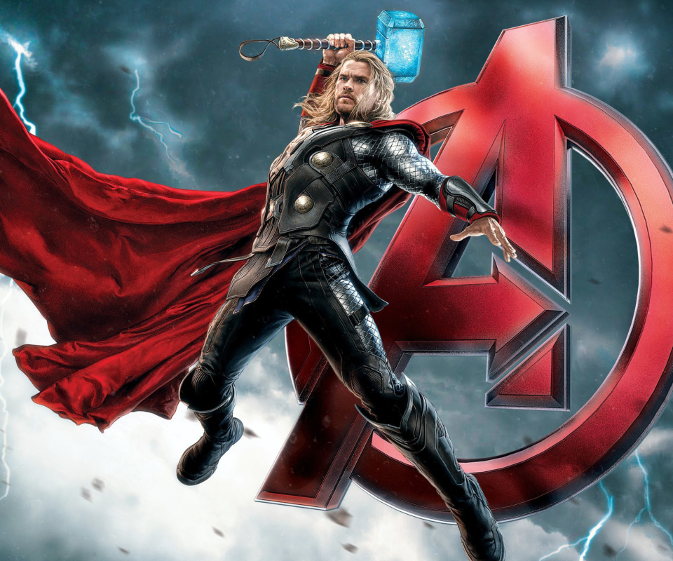 Fondo de pantalla Thor Avengers 960x800