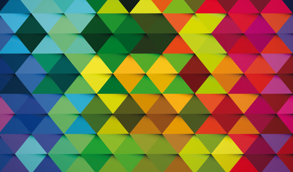 Fondo de pantalla Colorful Rhombus 1024x600