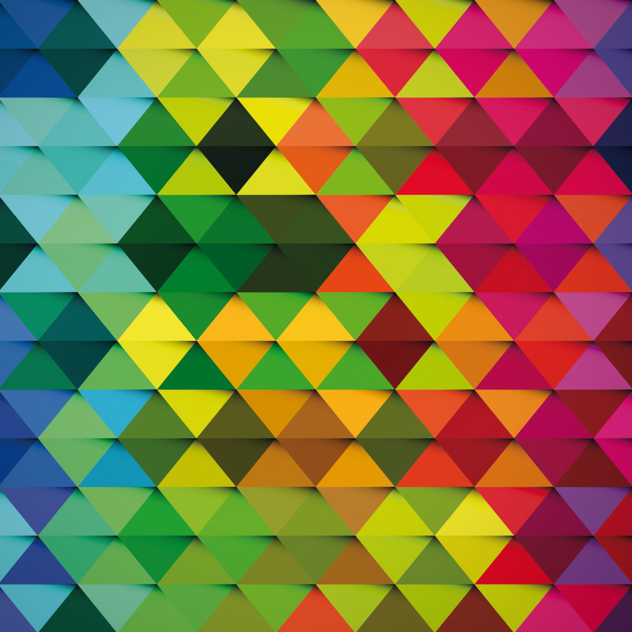 Fondo de pantalla Colorful Rhombus 2048x2048