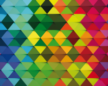 Обои Colorful Rhombus 220x176
