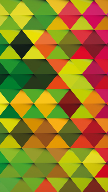 Das Colorful Rhombus Wallpaper 360x640