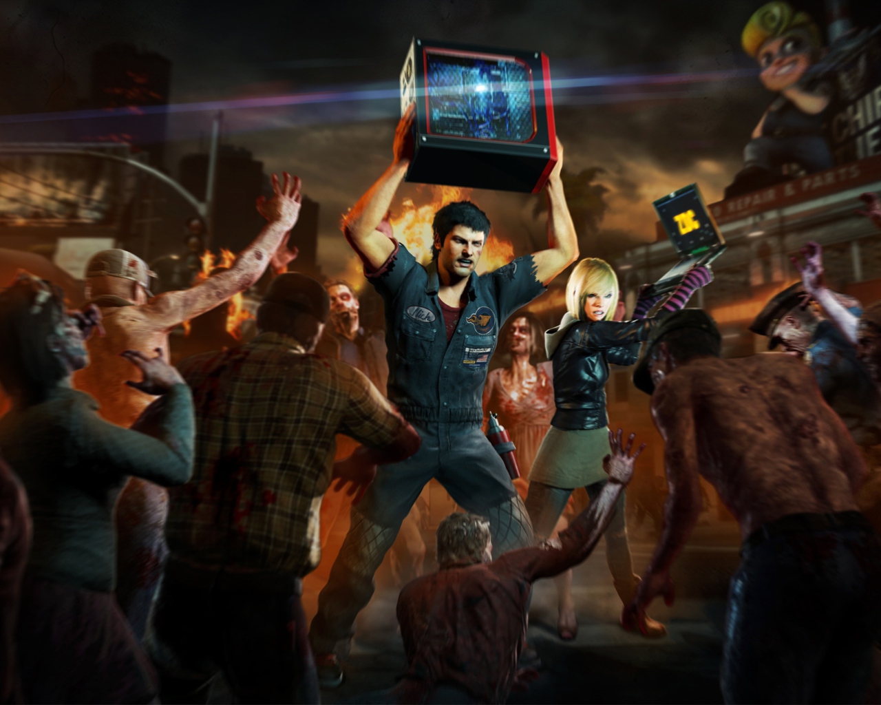 Fondo de pantalla Dead Rising 3 PC Game 1280x1024