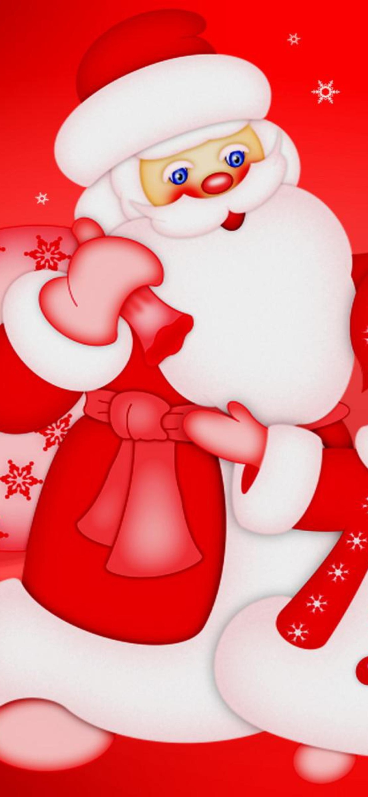 Fondo de pantalla Santa Claus 1170x2532