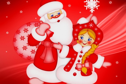 Screenshot №1 pro téma Santa Claus 480x320