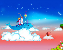 Love on Clouds wallpaper 220x176