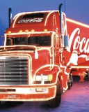 Das Coca Cola Truck Wallpaper 128x160
