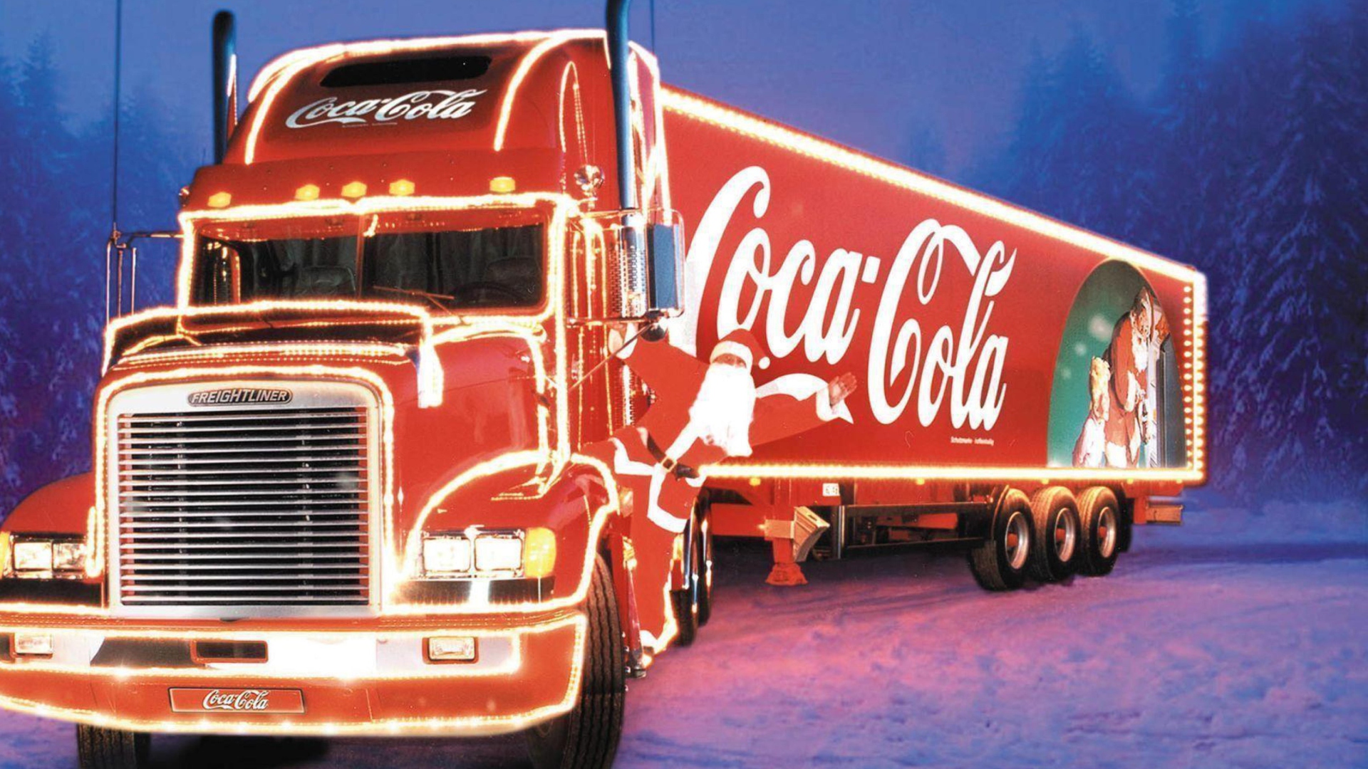 Screenshot №1 pro téma Coca Cola Truck 1920x1080