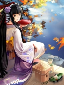 Sfondi Geisha Anime 132x176