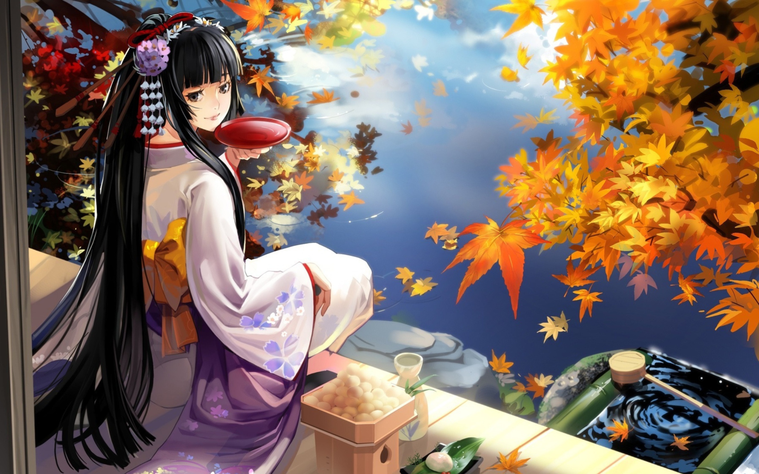 Das Geisha Anime Wallpaper 2560x1600