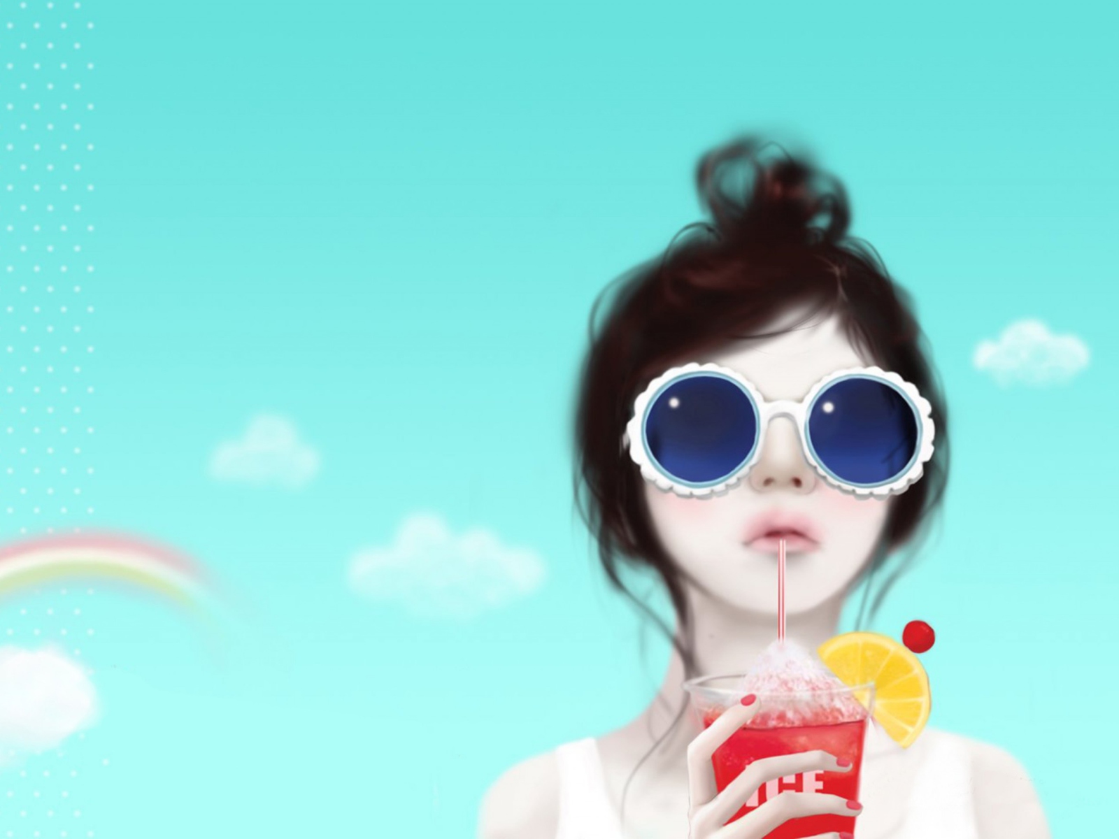 Sfondi Cool Girl Drawing 1600x1200