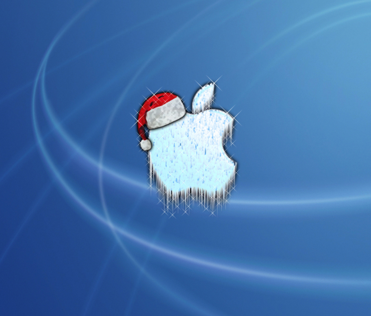 Обои Mac Christmas 1200x1024