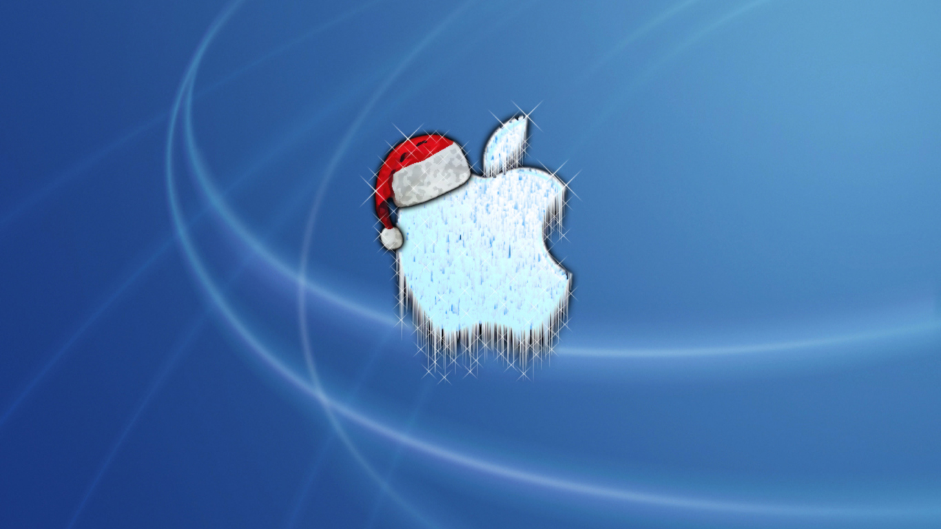 Screenshot №1 pro téma Mac Christmas 1366x768