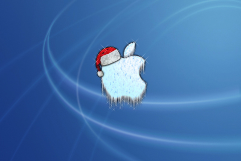 Das Mac Christmas Wallpaper 480x320