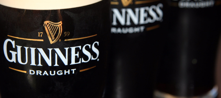 Fondo de pantalla Beers Guinness 720x320