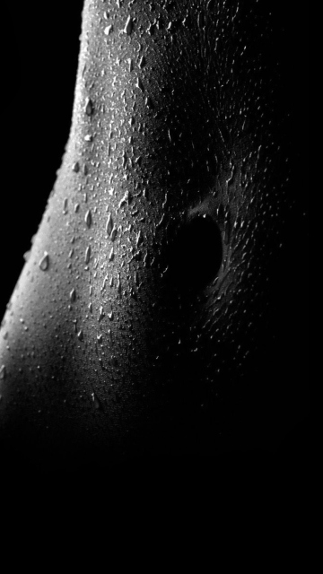 Wet Body Black White wallpaper 360x640