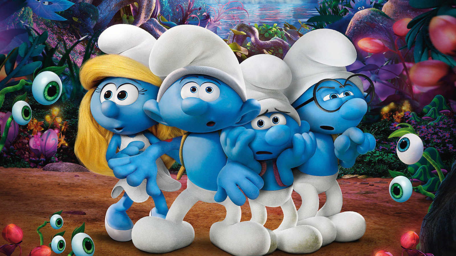 Smurfs The Lost Village wallpaper 1600x900