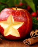 Christmas Apple wallpaper 128x160