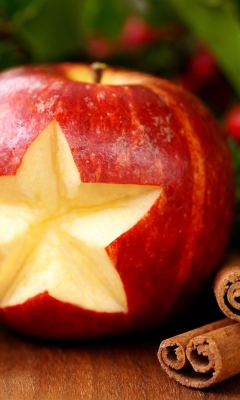 Christmas Apple wallpaper 240x400