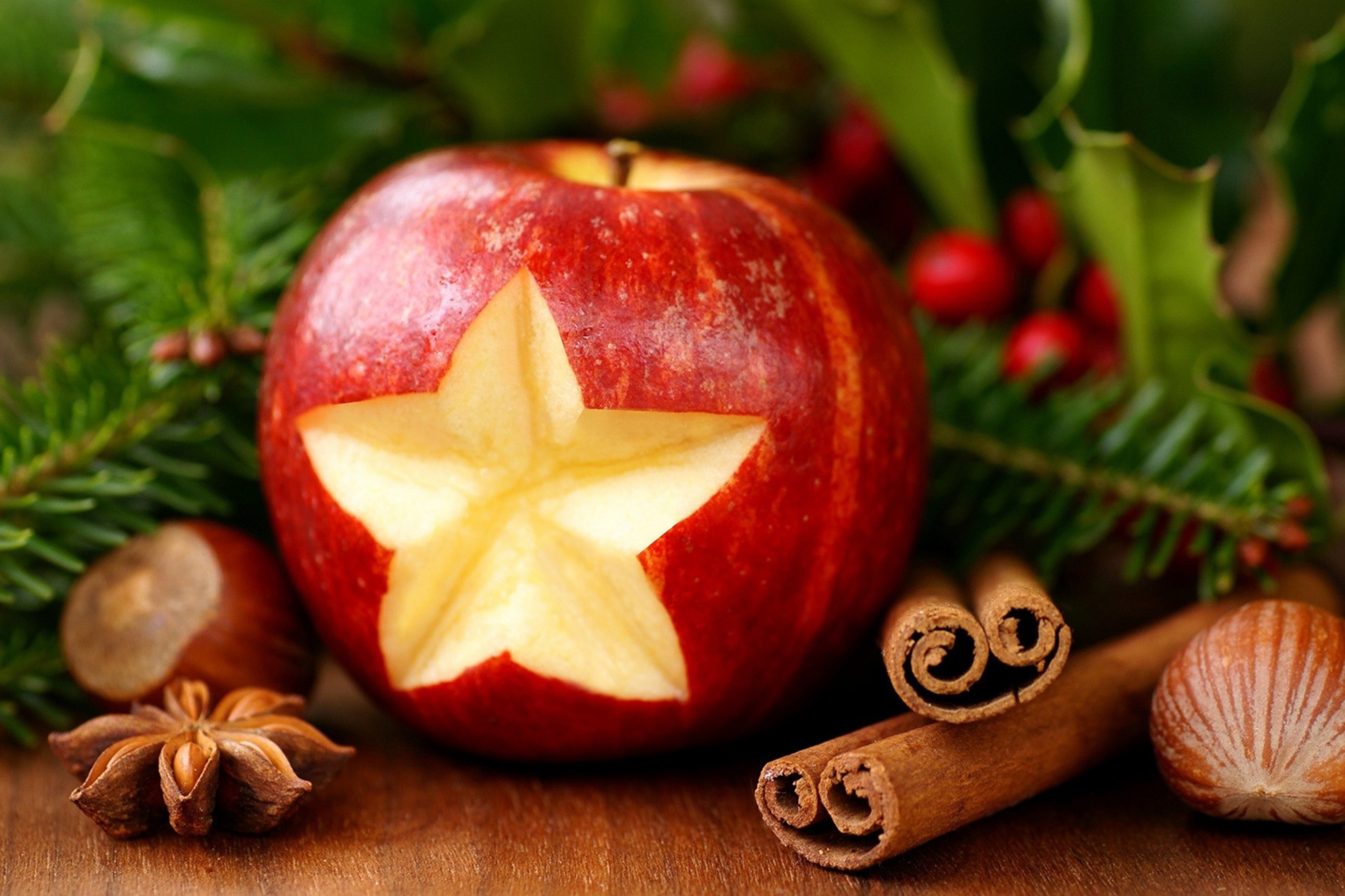 Christmas Apple wallpaper 2880x1920