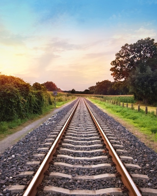 Scenic Railroad Track - Obrázkek zdarma pro Samsung i900 Omnia