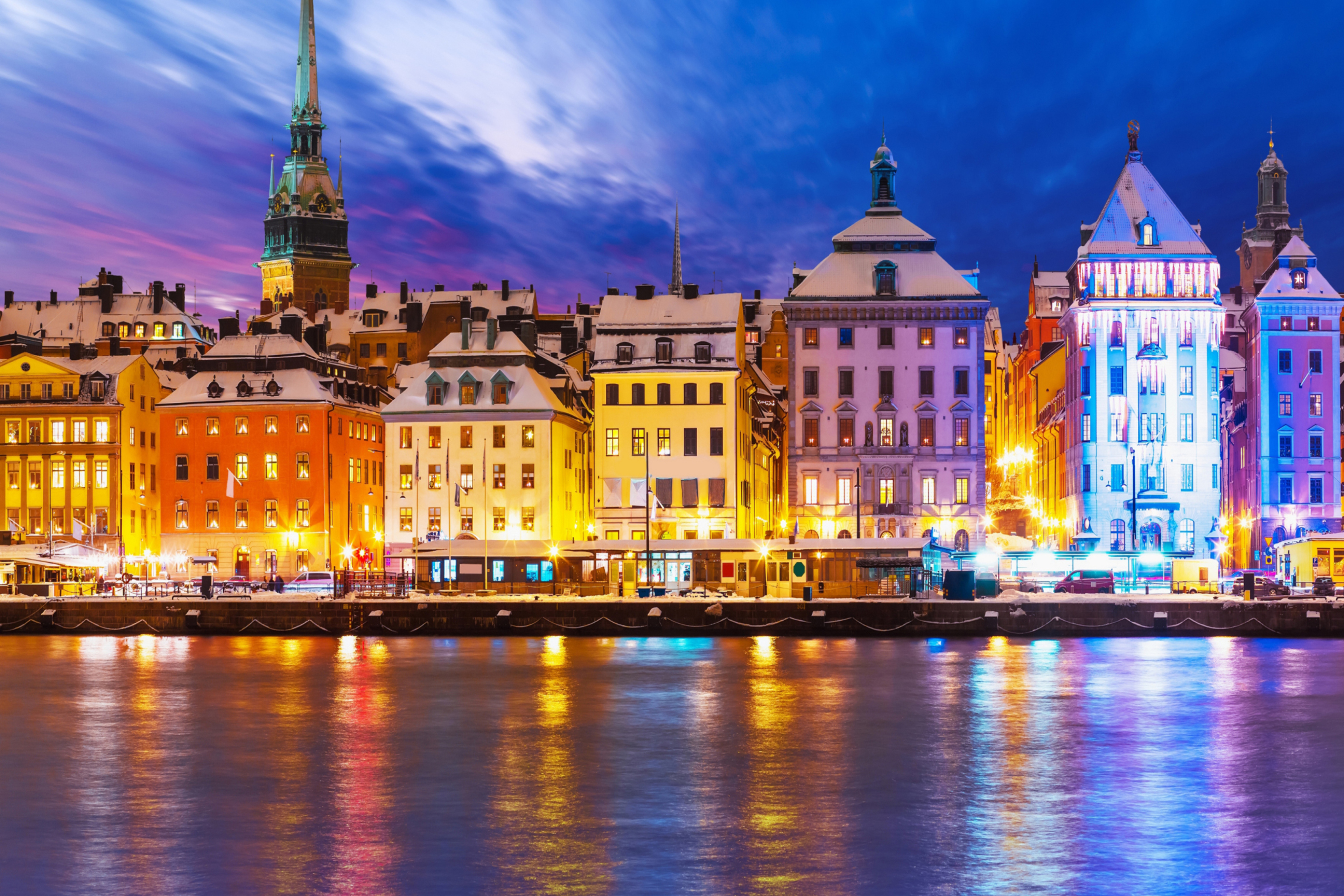 архитектура страны город река Стокгольм Швеция без смс