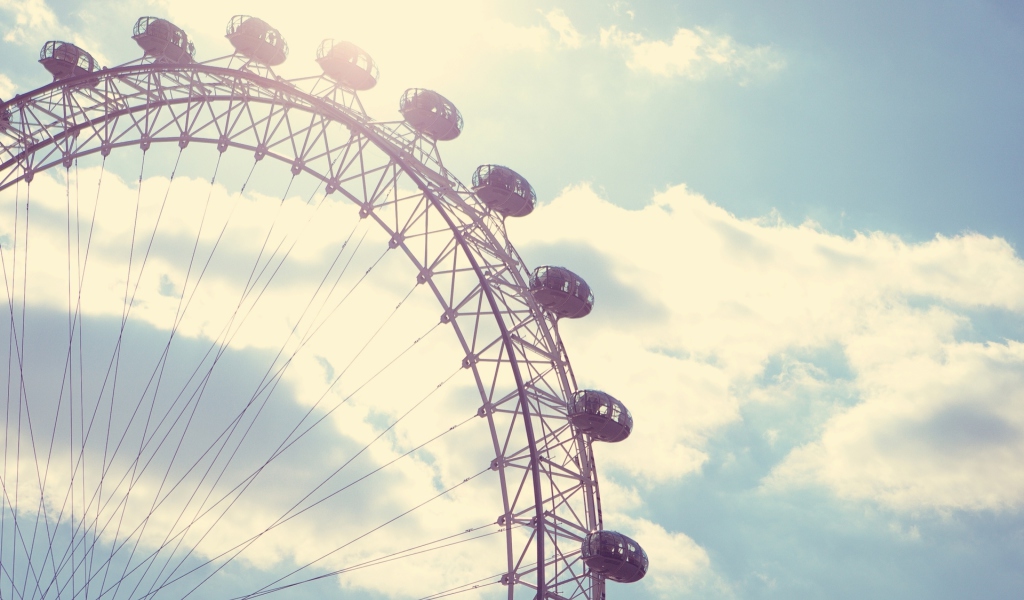 Ferris Wheel wallpaper 1024x600