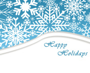 Das Snowflakes for Winter Holidays Wallpaper 176x144