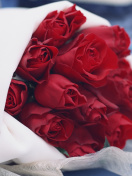Das Bouquet Passion Roses Wallpaper 132x176